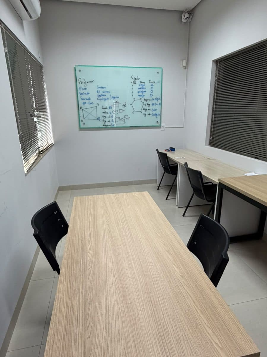Sala de aula do Aprova-in Educação